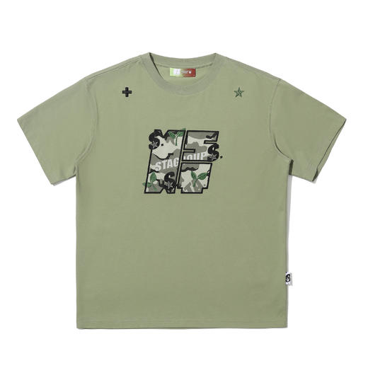STA x NST 联名发芽迷彩短袖T恤 商品图8