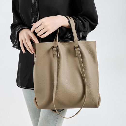 【预售3天】新款2025爆款托特包大容量女百搭通勤单肩包T8013 商品图0