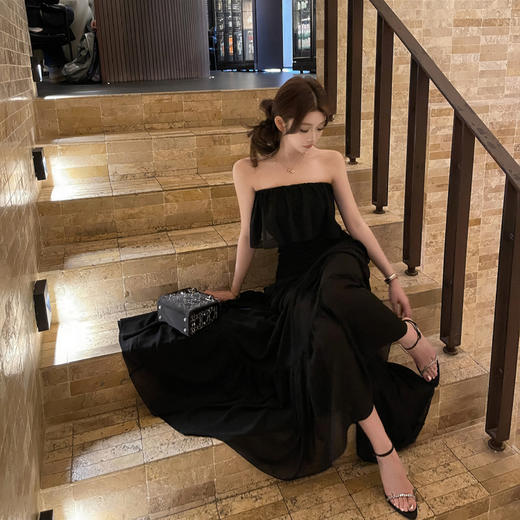 张林超LIN BOUTIQUE 2025秀场款 ·超哥私服高定级打揽拖地连衣裙 商品图4