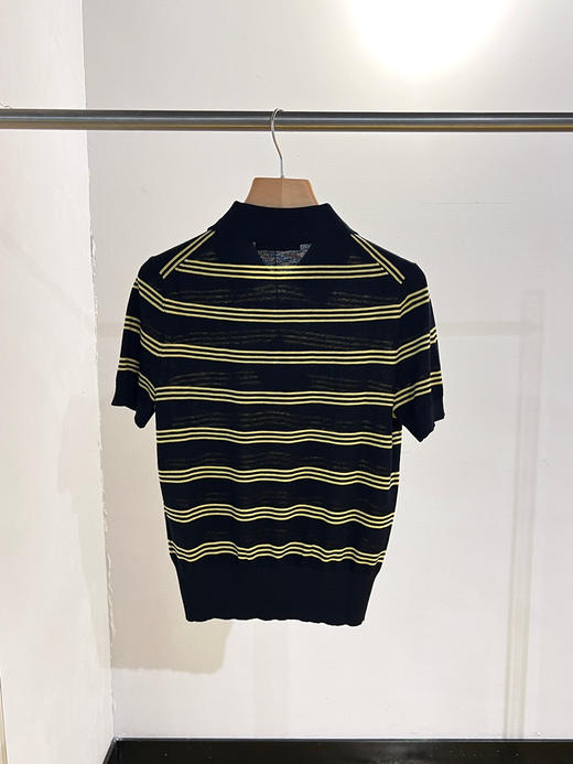 Miu 100%丝羊毛polo衫 商品图9