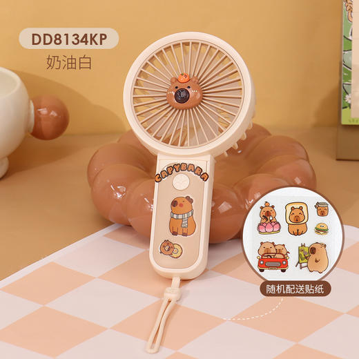 【便携手持小风扇】简约隐藏式支架桌面便携小风扇 三档大风力学生夏季旅行随身风扇。ry 商品图10