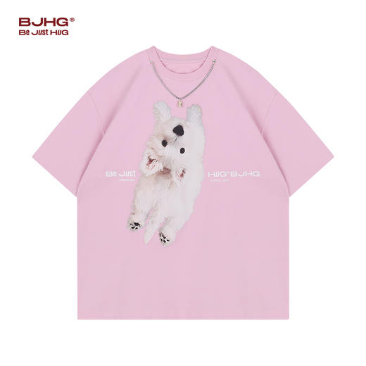 【门店限定款】不计后果趣味印花小狗T恤 商品图2