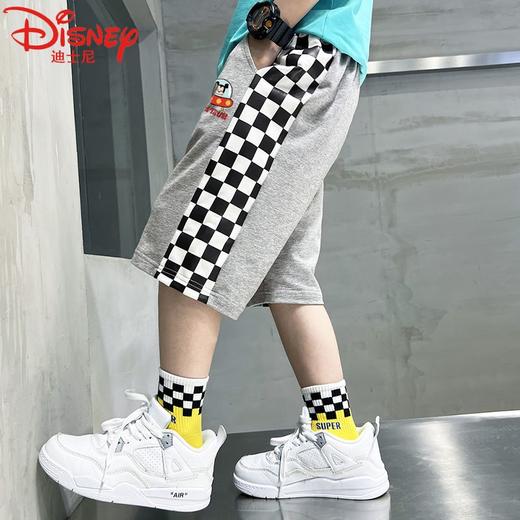 迪士尼男童短裤裤子夏季薄款儿童运动裤休闲百搭男大童五分裤外穿 商品图3