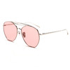6936060382395 木九十 太阳镜时尚轻盈女士墨镜百搭太阳镜【光银+浅粉】 商品缩略图1