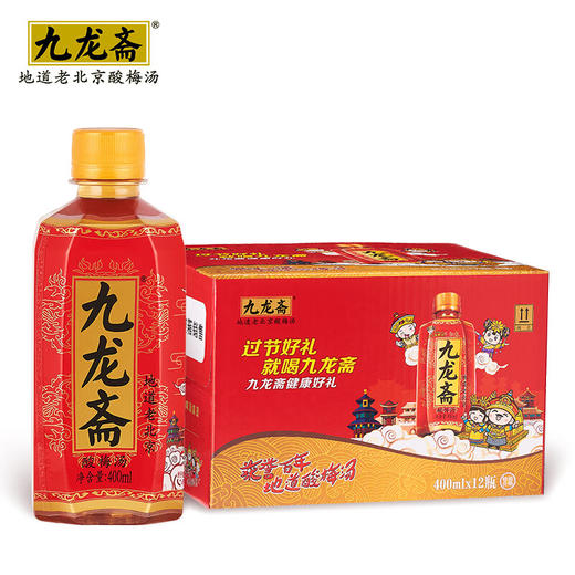 九龙斋老北京 酸梅汤 400ml*12瓶 商品图0