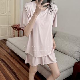 1秒降温【小凉皮家居服套装】自带胸垫  软糯糯冰冰凉凉🧊空调都不用开了！