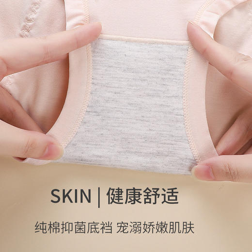 【莫代尔高腰生理裤】棉质内裤防侧漏三角头 商品图3