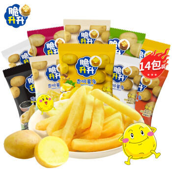 脆升升蜂蜜黄油脆薯条280g（20g*14包）混合口味零食休闲零食小吃非膨化 商品图8