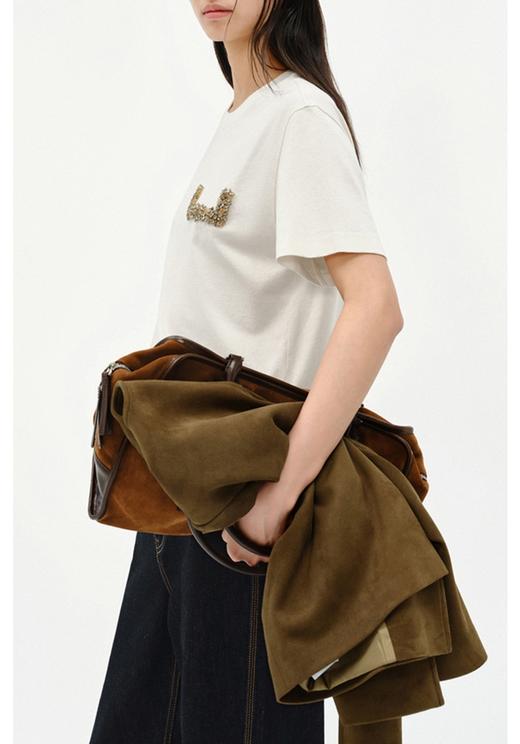 MC原单全手工络花钻饰棉质随身休闲T恤 商品图7