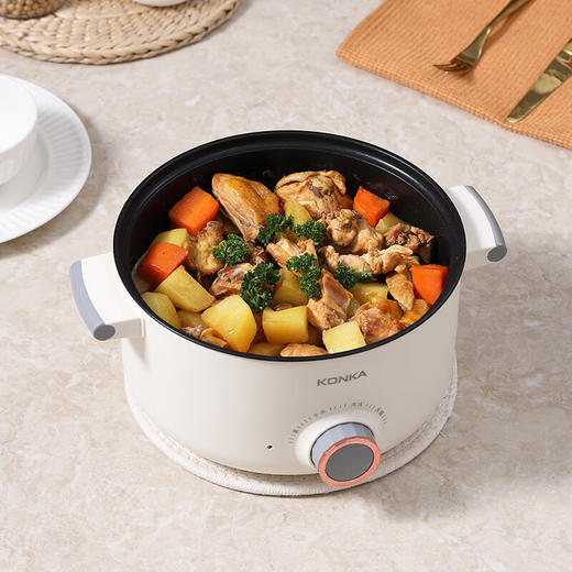 康佳（KONKA）电火锅 家用电锅一体多功能电煮锅多功能锅 大火力火锅KDHG-3005-M 商品图4