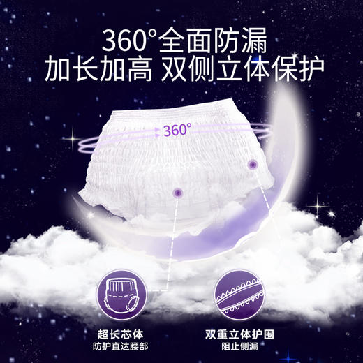 【COTTONDAY】绵柔时光干爽舒适安睡裤2+1条/包（4包共12条） 商品图3