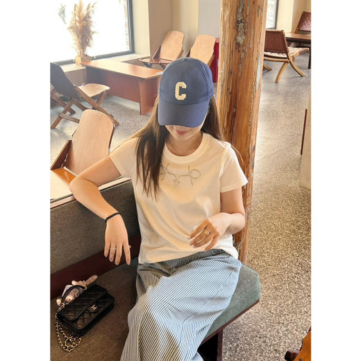 2505407    气质 匹马棉白tee 商品图3