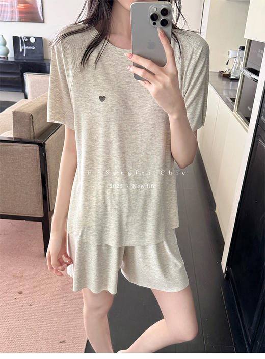 ‼️被问爆的【韩里韩气免Bra睡衣】自带胸垫😘舒适度满分💯 选对家居服真的会幸福感暴增‼️ 商品图9