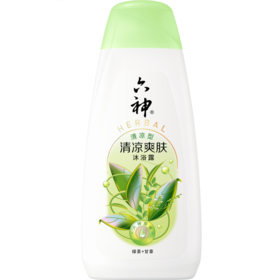 六神清凉爽肤沐浴露450ml/瓶