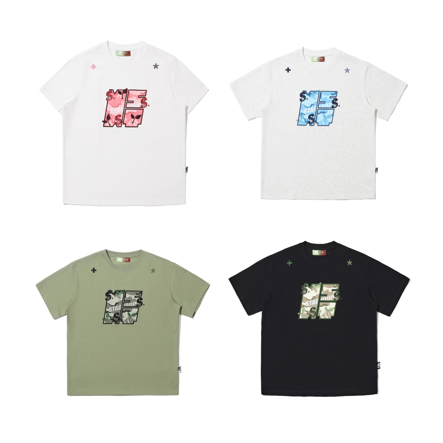 STA x NST 联名发芽迷彩短袖T恤