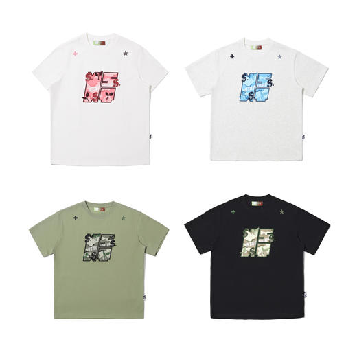 STA x NST 联名发芽迷彩短袖T恤 商品图0