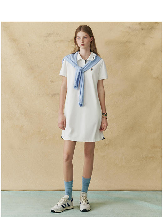 Teenie Weenie小熊字母连衣裙女夏季女短裙TTOM252601T 商品图2