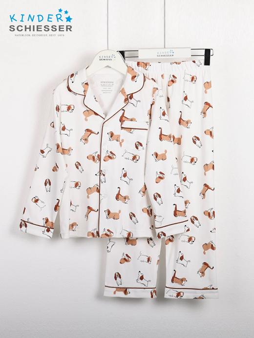 【经典满印纯棉】SCHIESSER德国舒雅秋冬新款男童纯棉经典款家居套装3B/23740H 商品图5