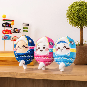 Chiikawa 吉伊卡哇 鲤鱼旗 毛绒挂件