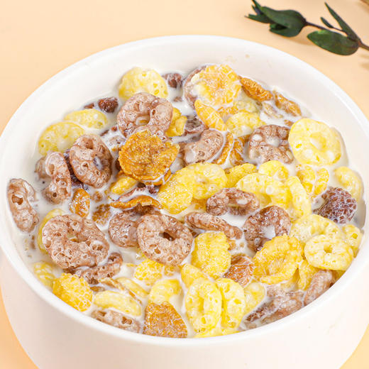 【多种维生素❗杂粮麦片谷物圈】甄选品质原料制作，苦荞/玉米/黑米/藜麦/高粱/黄豆/红豆/糙米/薏米，即食粗粮早餐泡牛奶健身代餐饱腹L 商品图1