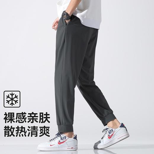 拓路者裸感清凉夏季针织直筒长裤男式轻户外轻薄透气百搭休闲长裤 商品图8
