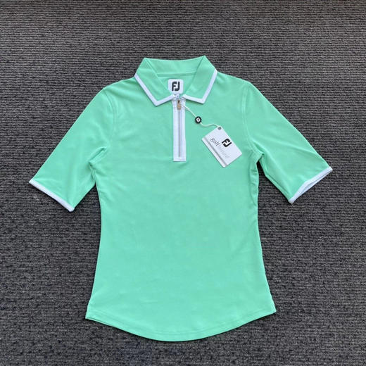 正品FJ 女款高尔夫体恤，快干透气。
白色XS L XXL 绿色XS S M L XL XXL 各几件 商品图2