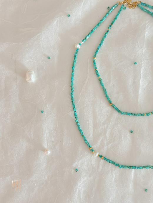 绿松石巴洛克珍珠多用链 商品图2