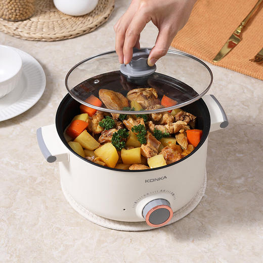 康佳（KONKA）电火锅 家用电锅一体多功能电煮锅多功能锅 大火力火锅KDHG-3005-M 商品图3
