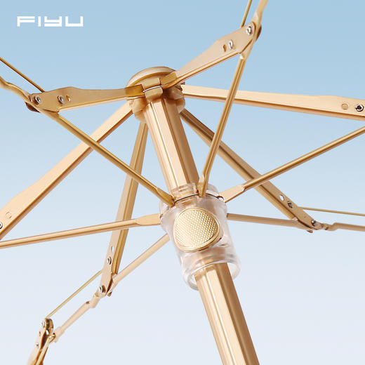 【巴掌大小 比手机轻】FIYU小金伞5.0纽扣伞 钛金涂层2.0技术 UPF50+ 隔热防晒降温 阻隔紫外线99.9% 商品图9