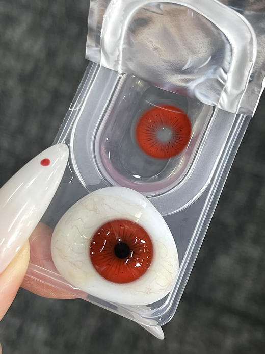 serltyca 泣血杜鹃 半年抛 两片 14.2mm 参考着色 13.5mm 基弧 8.5 含水 40% 新锐国货 商品图3