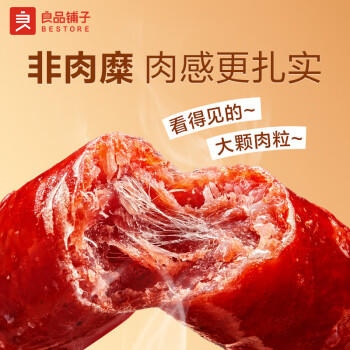 良品铺子原味肉脯100g*5袋靖江风味高蛋白鸡肉脯鸡肉干肉干肉脯 商品图2