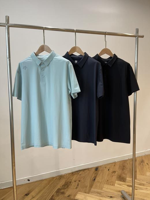 点此购买 迪桑特夏季男士经典三粒扣翻领短袖POLO衫 yw 319072 商品图0