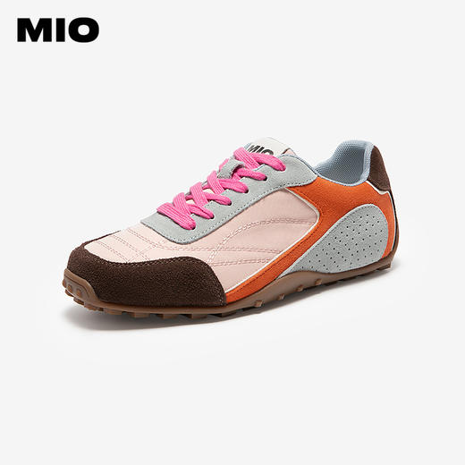 MIO米奥鹦鹉德训鞋老钱风复古阿甘鞋内增高4cm女鞋M254521020 商品图1