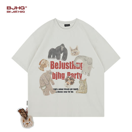 【门店限定款】不计后果美式插图印花T恤 商品图2