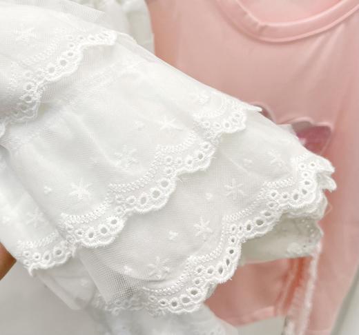 点此购买 110-170Kitty夏季女童蕾丝短裤套装 xb 319144 商品图9