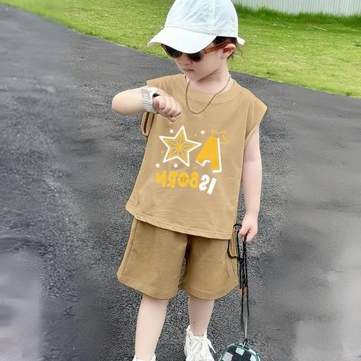 【秒杀】【超级清仓福利‼️ 39.9/2套】儿童纯棉坎肩套装男女同款A类质检110-160码 商品图6