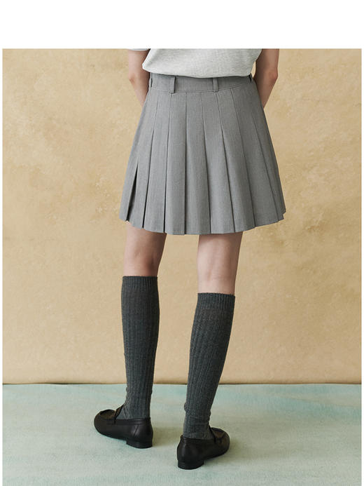 Teenie Weenie小熊字母半身裙女夏季女短裙TTWH252604T 商品图4