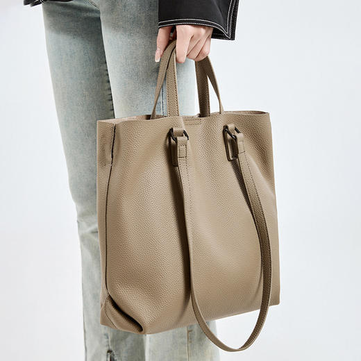 【预售3天】新款2025爆款托特包大容量女百搭通勤单肩包T8013 商品图1