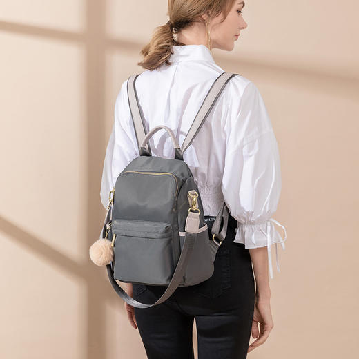 【预售3天】双肩包女包2025新款单双两用包时尚大容量小背包20-35L 商品图3