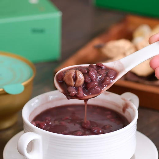 「有机燕窝陈皮红豆沙」，每一口都含95%的有机食材，❶印尼溯源盏燕窝❷十年新会核心产区陈皮，❸东北有机红小豆，❹建宁有机莲子，❺老工艺有机黄冰糖！ 商品图5