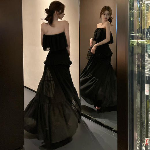 张林超LIN BOUTIQUE 2025秀场款 ·超哥私服高定级打揽拖地连衣裙 商品图2