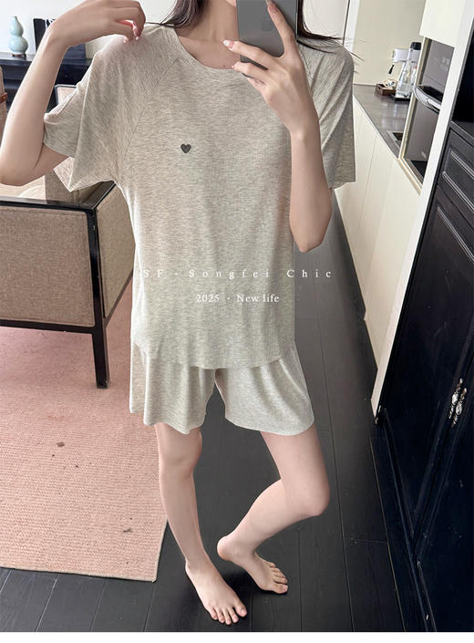 ‼️被问爆的【韩里韩气免Bra睡衣】自带胸垫😘舒适度满分💯 选对家居服真的会幸福感暴增‼️ 商品图10