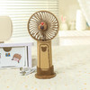 【便携手持小风扇】简约隐藏式支架桌面便携小风扇 三档大风力学生夏季旅行随身风扇。ry 商品缩略图9