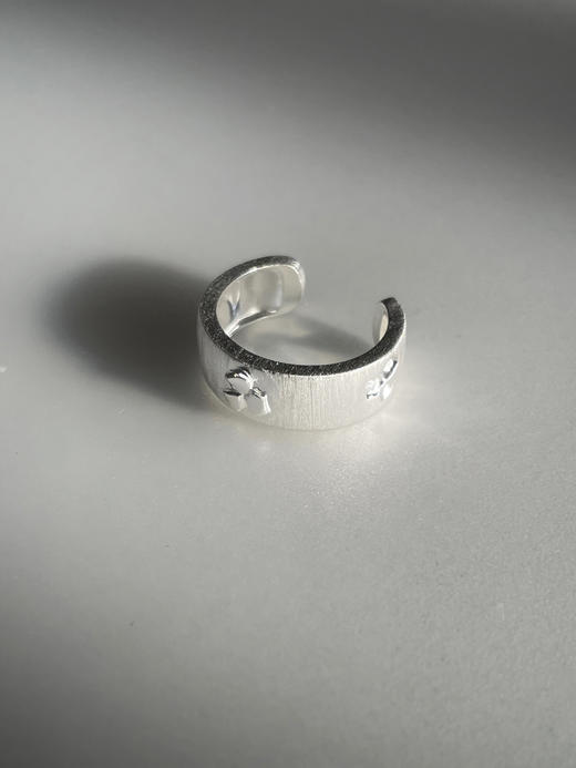 TINOM｜'010524-2 Stone 石刻戒指 [ 拉丝银 ] 商品图2