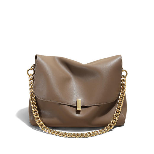 【预售3天】斜挎包女2025新款小众高级感链条包大容量通勤单肩包T5715 商品图3