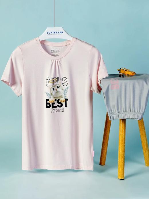 【COOL凉感喵星人】SCHIESSER德国舒雅女童家居服面料采用COOL MAX面料，手感柔润，吸湿排汗3F/22498H 商品图4