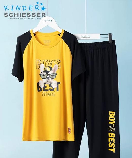 【COOL凉感汪星人】SCHIESSER德国舒雅男童短袖短裤家居套装3B/22444H 商品图0