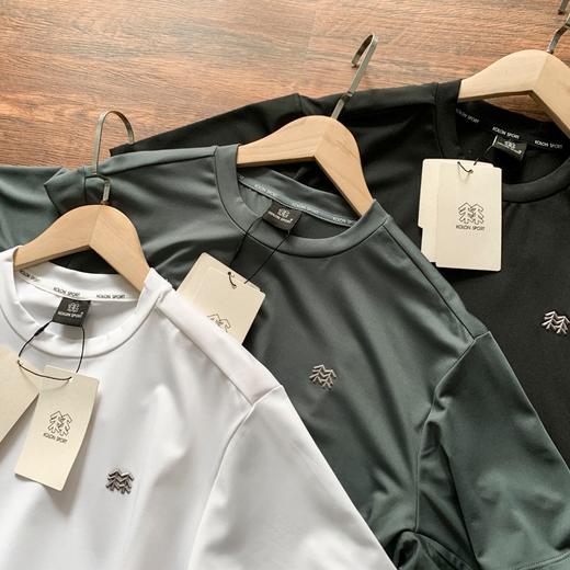 D052069户外休闲衣男子运动圆领防晒徒步短袖T恤 商品图3