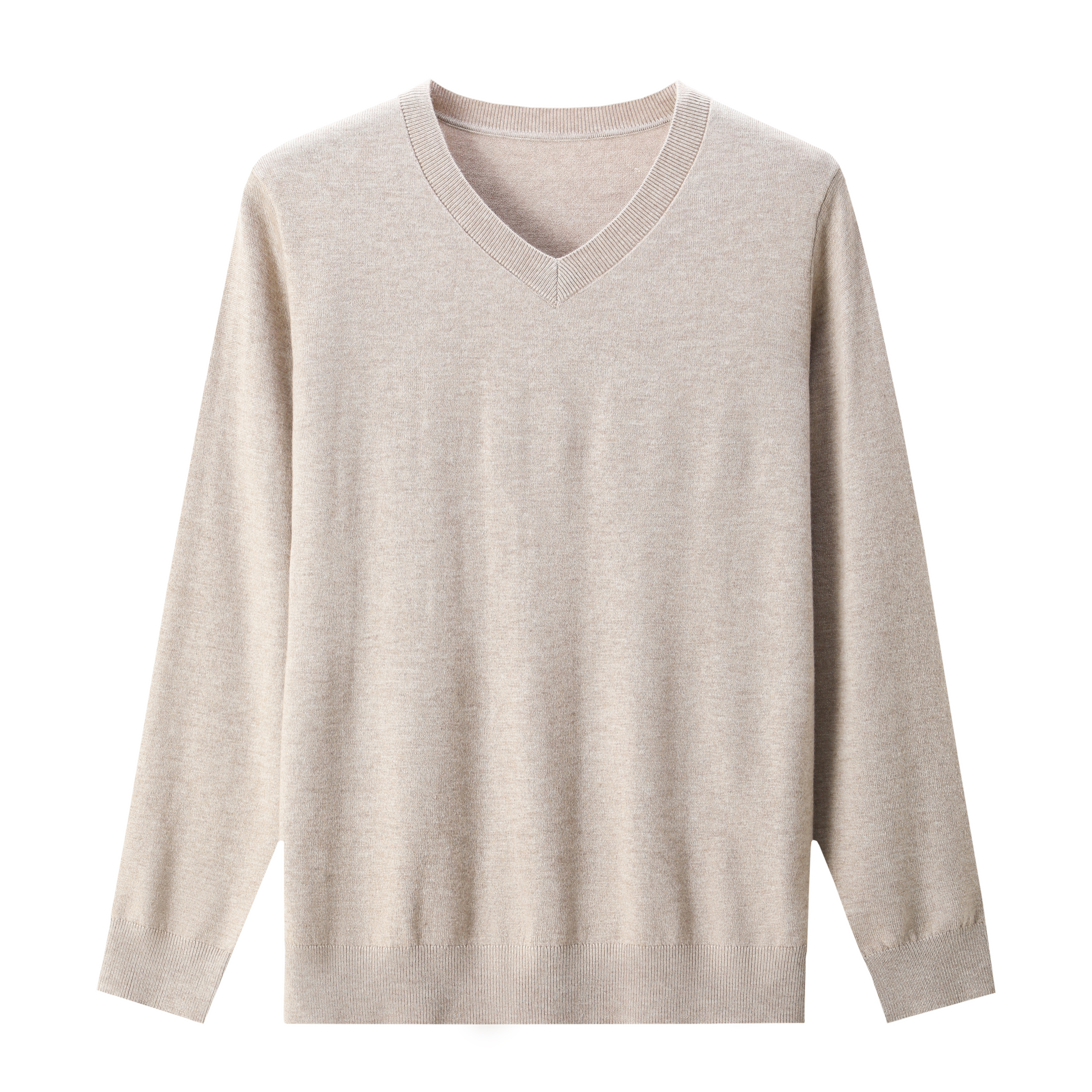 SENDI男士鸡心领羊毛套衫JX53