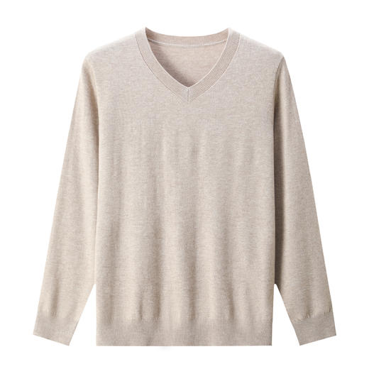 SENDI男士鸡心领羊毛套衫JX53 商品图0